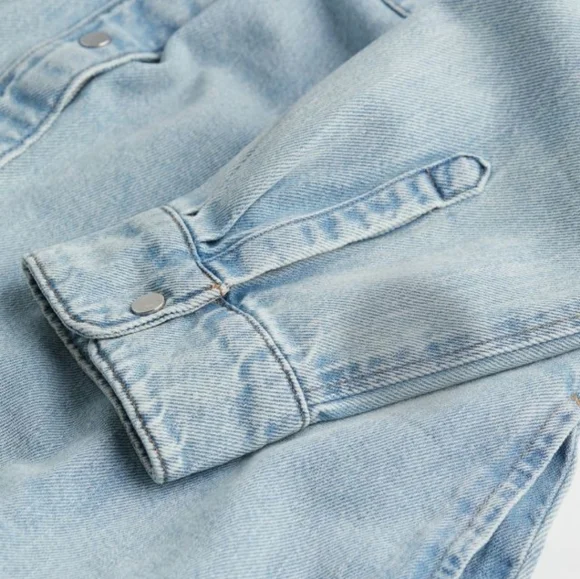 Denim Shirt Dress - Picture 2 of 5